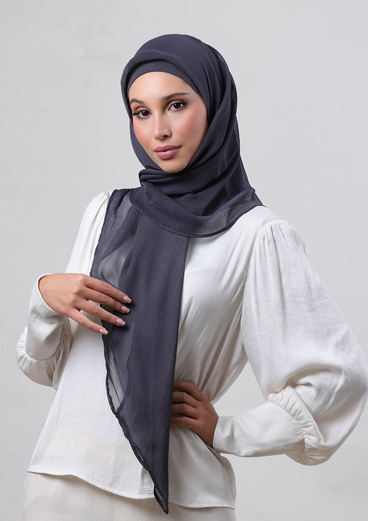 Iron-Plain Crinkled Chiffon